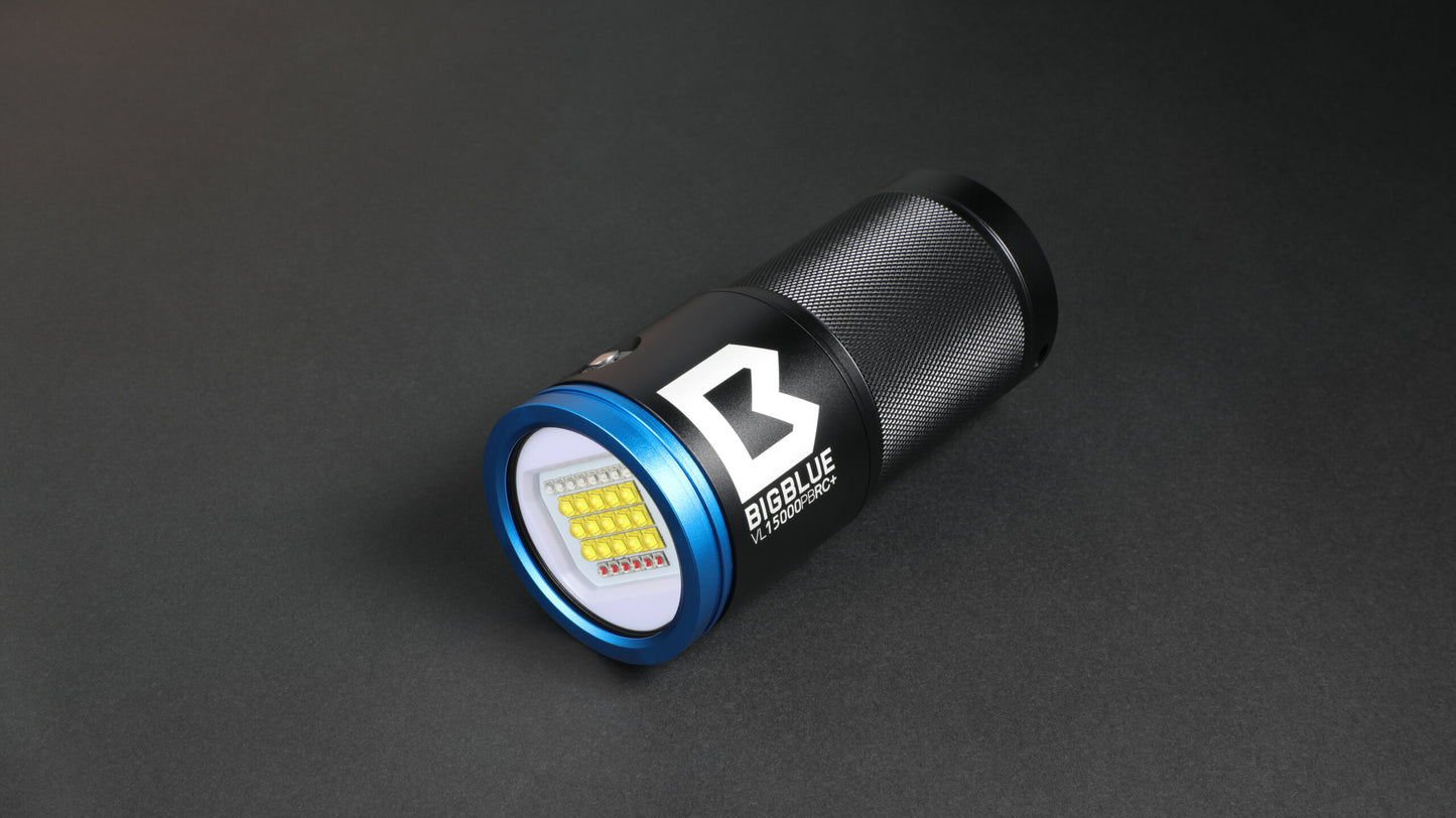 Bigblue VL15000PBRC-PLUS 15,000-Lumen Video Light w/ Built-in Blue & Red LED – Remote Control Ready