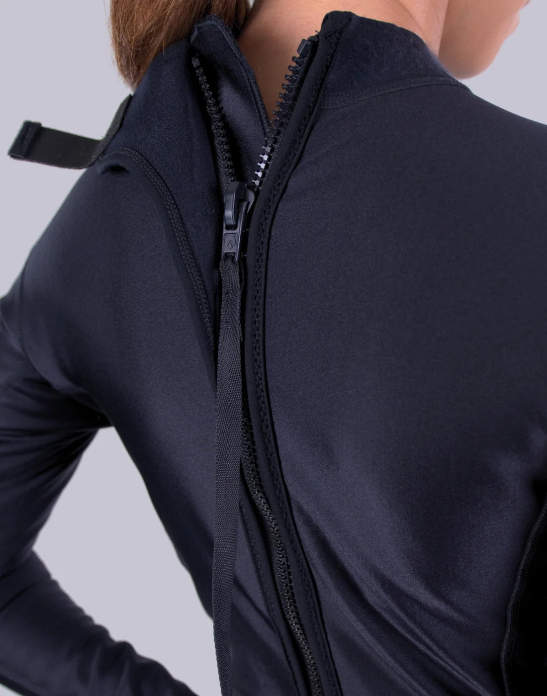 Sharkskin Chillproof NEW Long Sleeve Step-In Blue & Black - Ladies