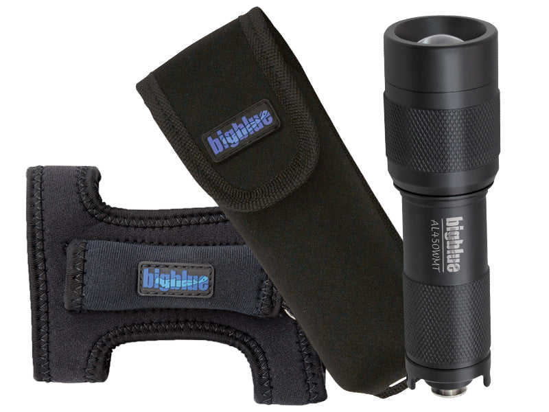 Bigblue AL450-Lumen Narrow-Beam Dive Light