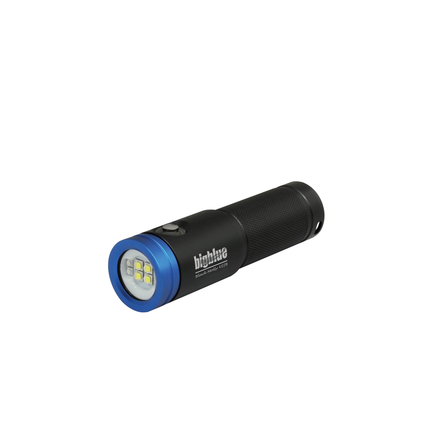 Bigblue Black Molly VIIB AL2900-Lumen Extra-Wide Beam with Built-in Blue & Red Light