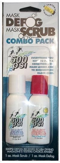500 PSI Defog & Mask Scrub Combo Pack